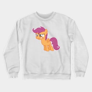 Scootaloo watching Apple Bloom 1 Crewneck Sweatshirt